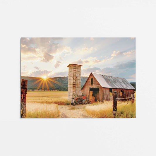 Golden Harvest Print Promotional Rolled Print