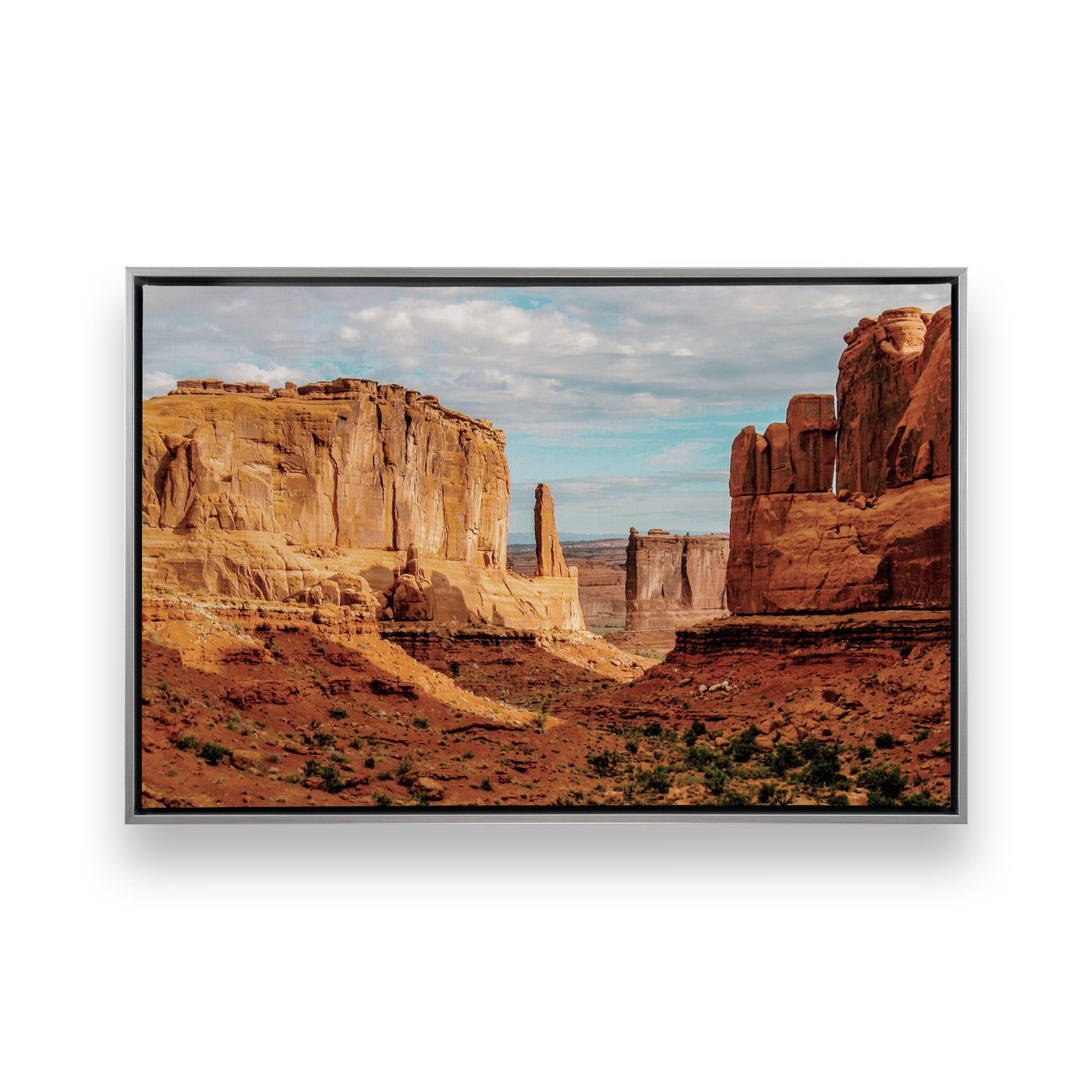 [color:Polished Chrome], Picture of art in frame