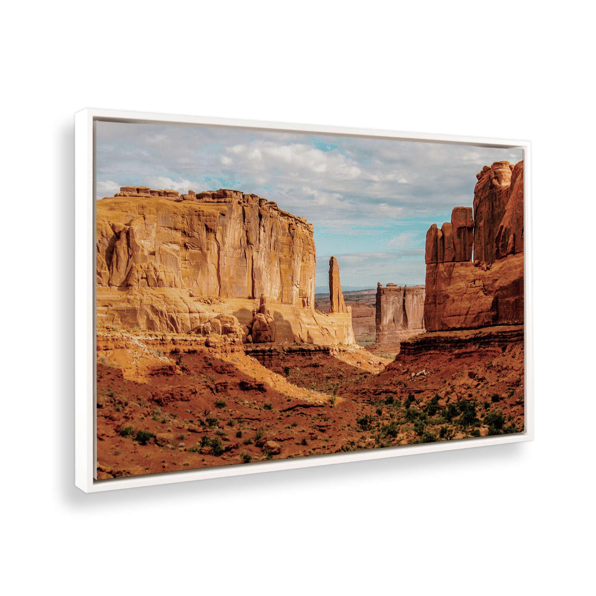 [color:Satin White], Picture of art in frame