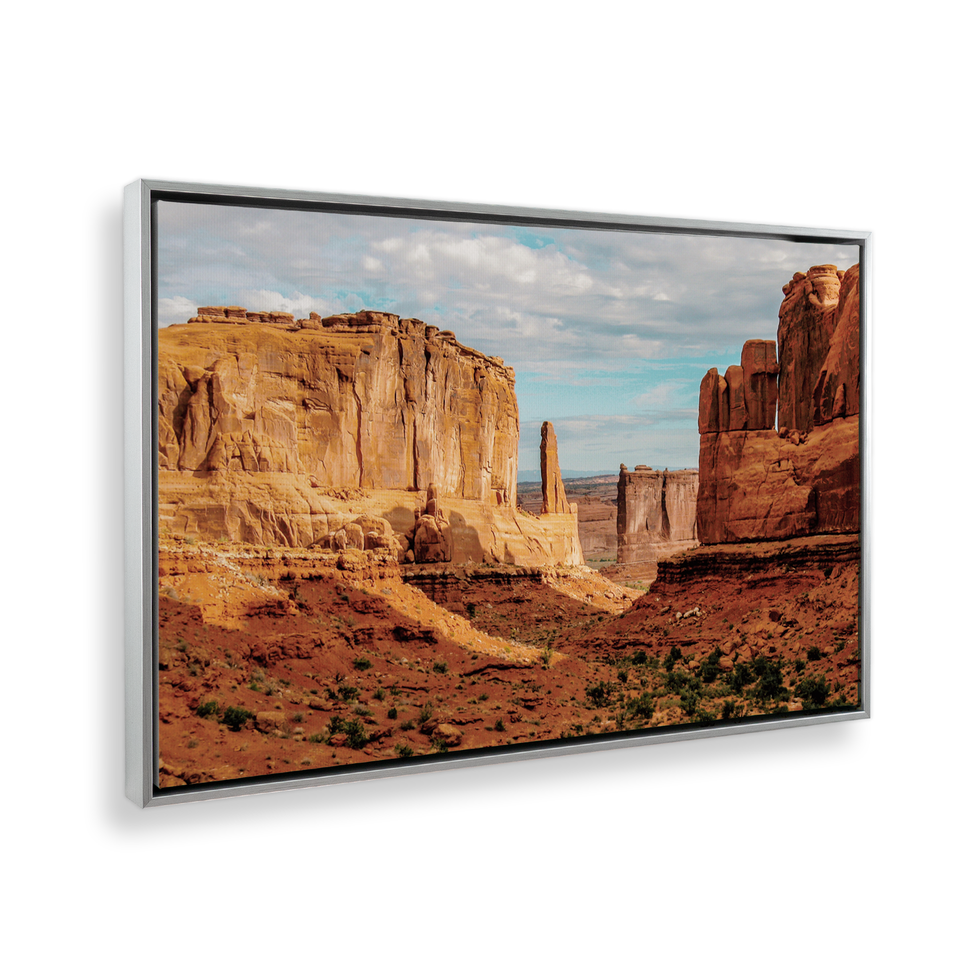 [color:Polished Chrome], Picture of art in frame