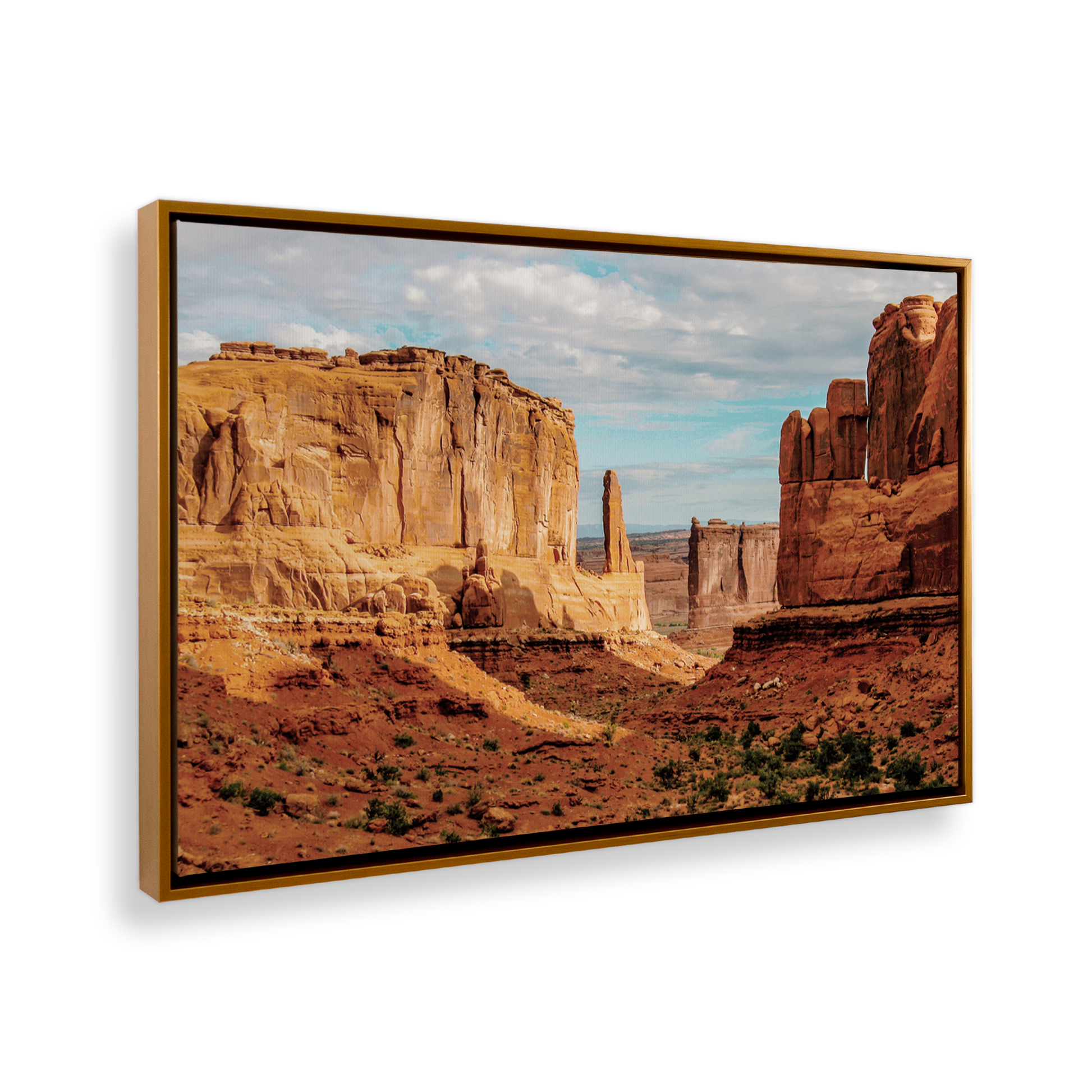 [color:Polished Gold], Picture of art in frame