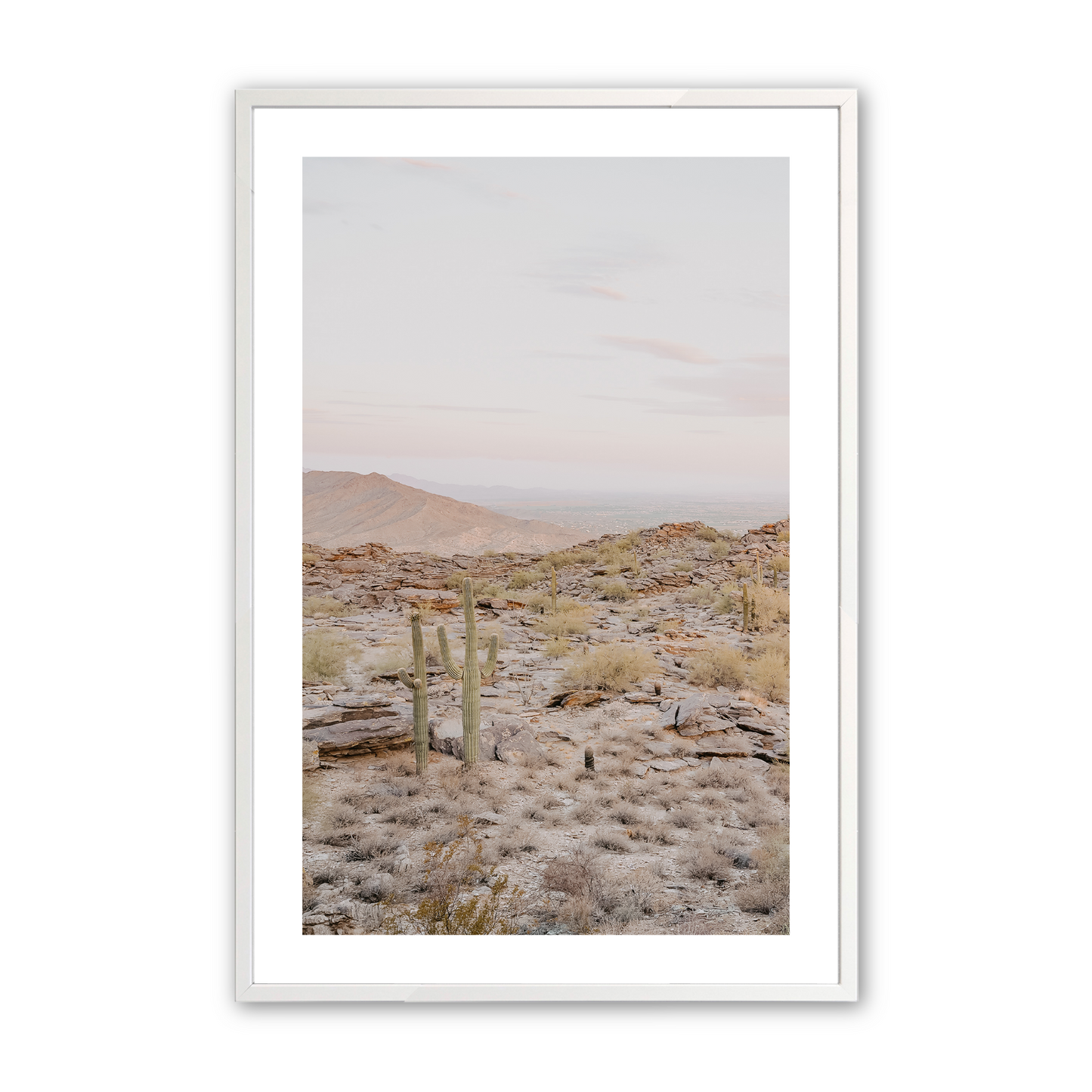 [Color:Opaque White], Art in our Opaque White wood frame