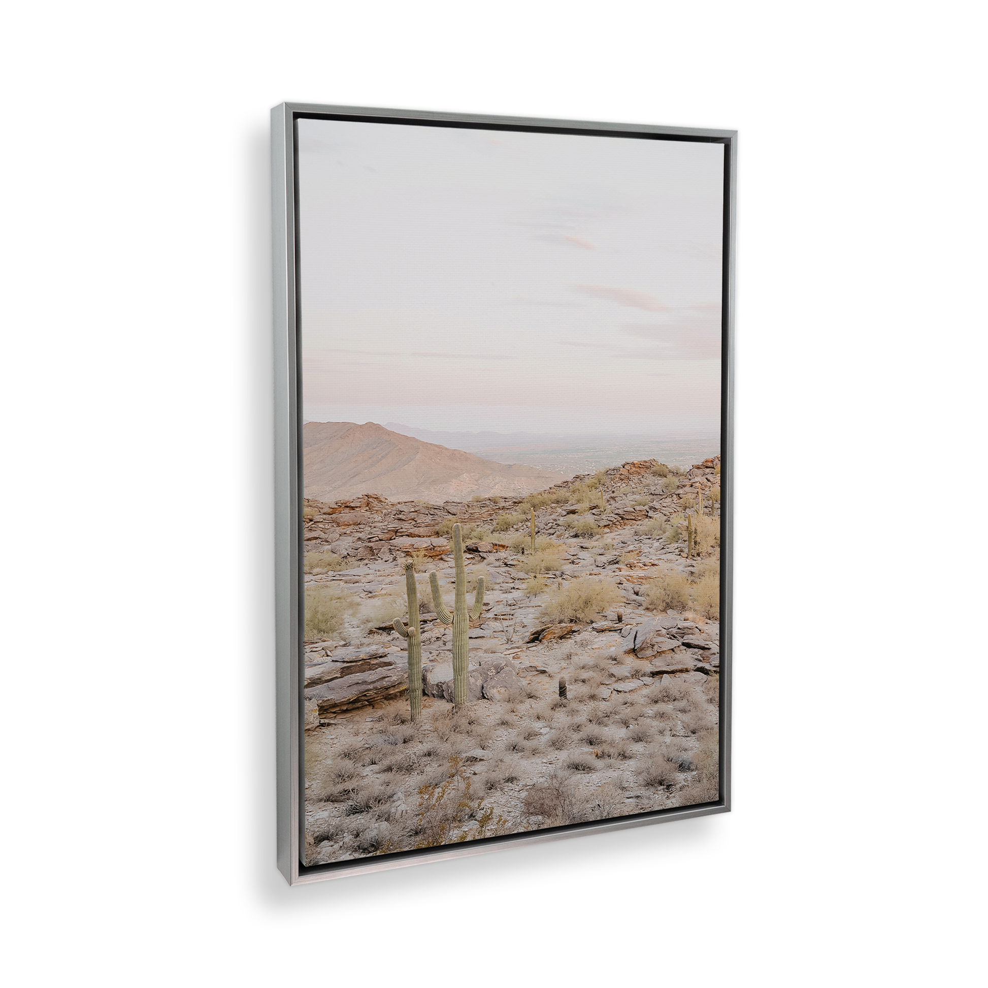 [color:Polished Chrome], Picture of art in frame