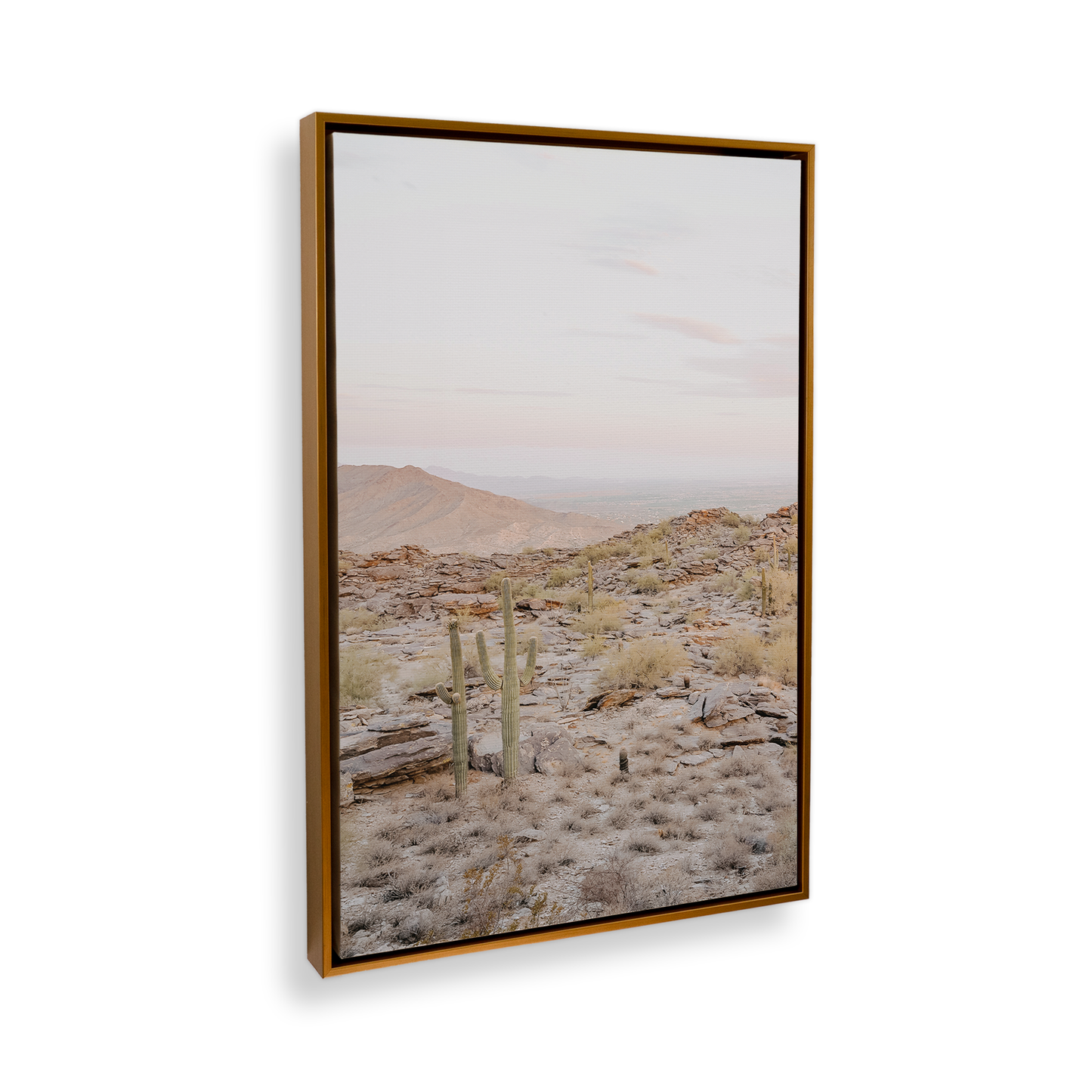 [color:Polished Gold], Picture of art in frame