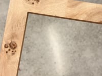 Natural Burlwood Medium Width Wall Frame