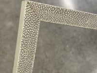 Bone Shagreen Narrow Width Table Top Frame