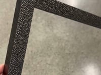 Fog Shagreen Narrow Width Table Top Frame