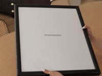 [LIFESTYLE],Black Medium Width Wall Hammered Frame in a room