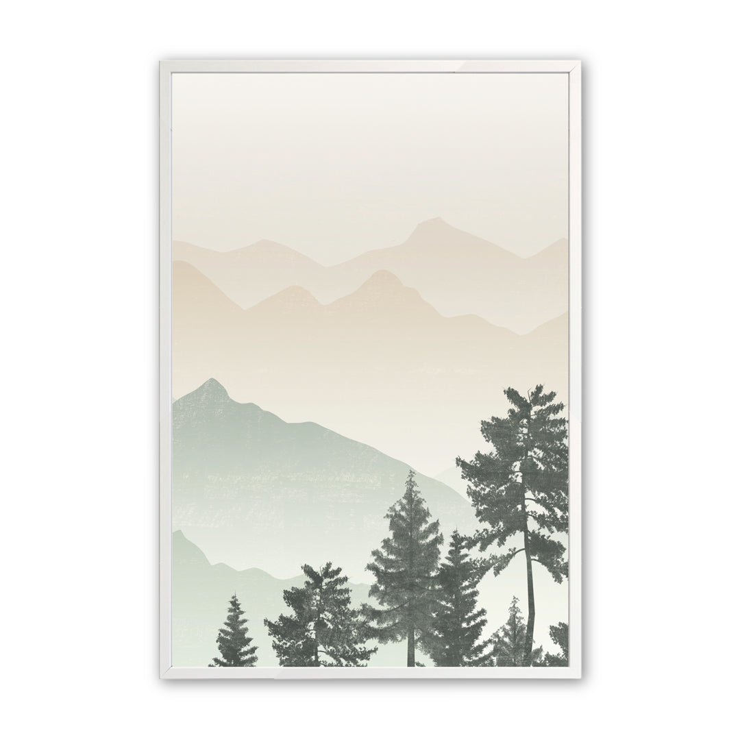 [Color:Opaque White], Art in our Opaque White wood frame