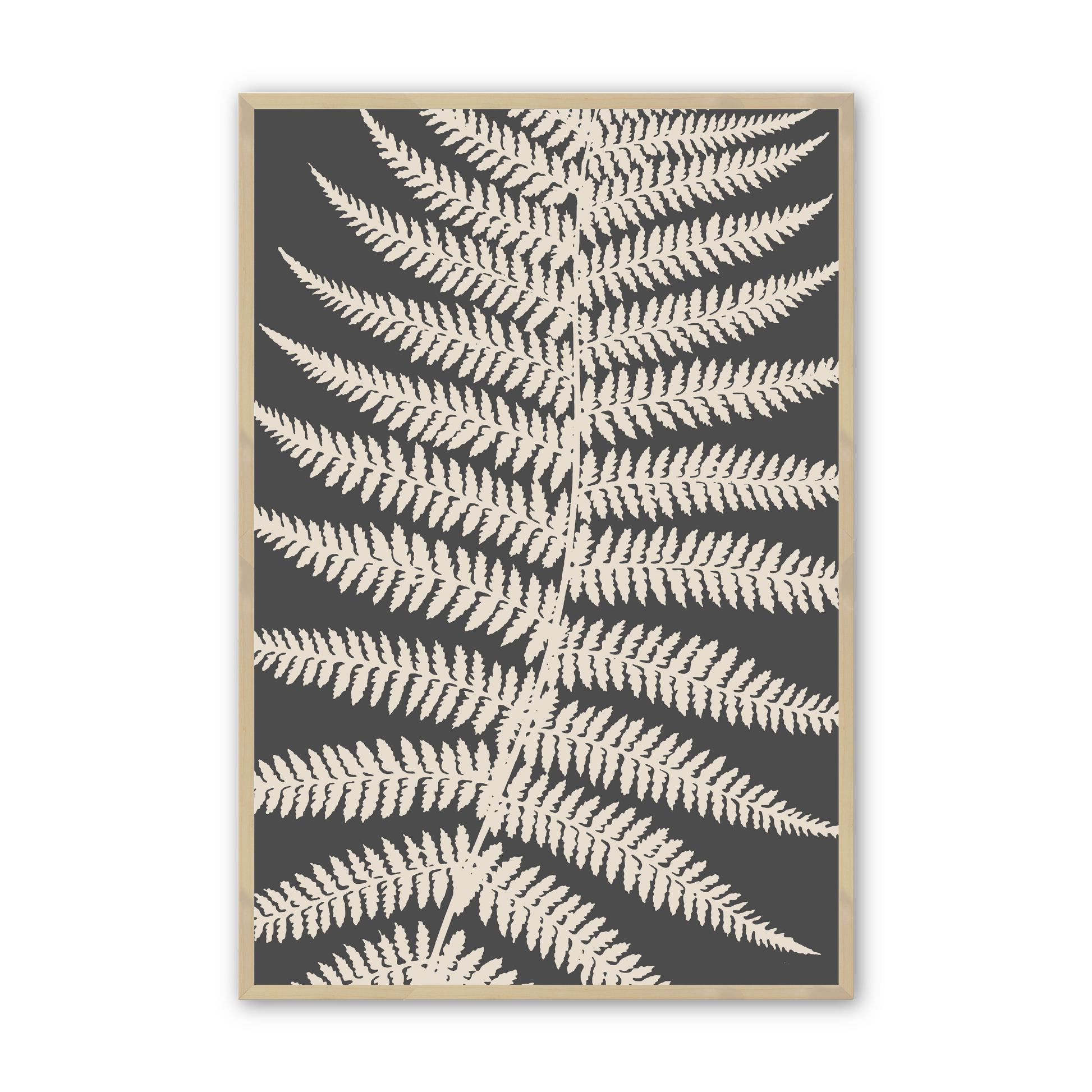 [color:Raw Maple], Picture of the third fern in the set