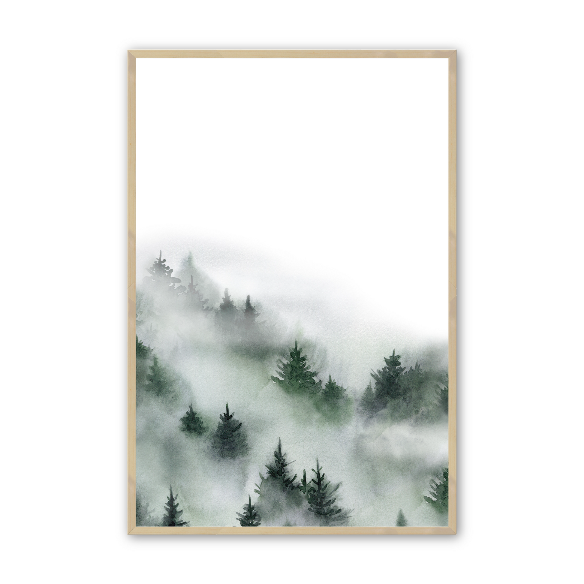 [color:Raw Maple], Picture of art in raw maple frame