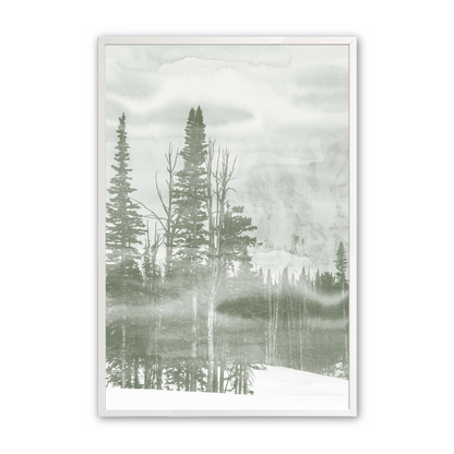 [color:Opaque White], Picture of art in white frame