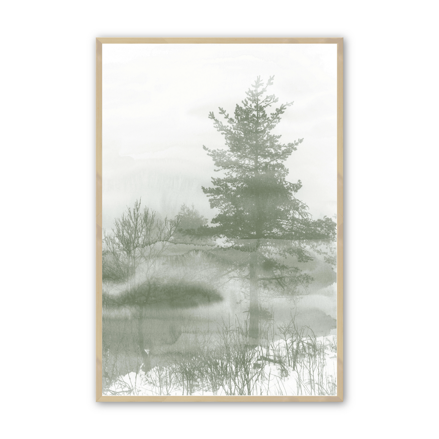 [color:Raw Maple], Picture of art in raw maple frame