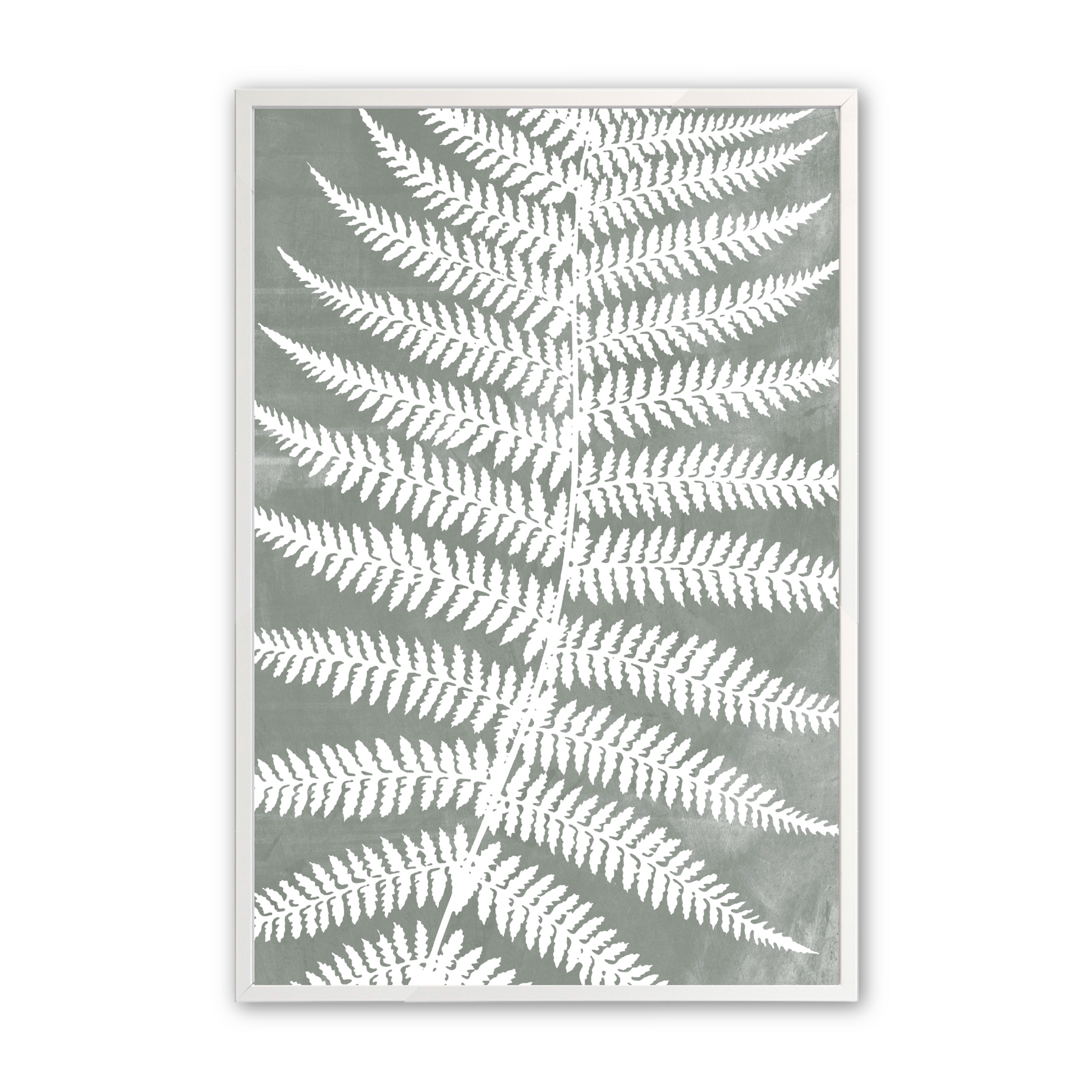 [color:Opaque White], Picture of the second of 3 leaves in a white frame
