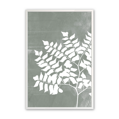 [color:Opaque White], Picture of the third of 3 leaves in a white frame