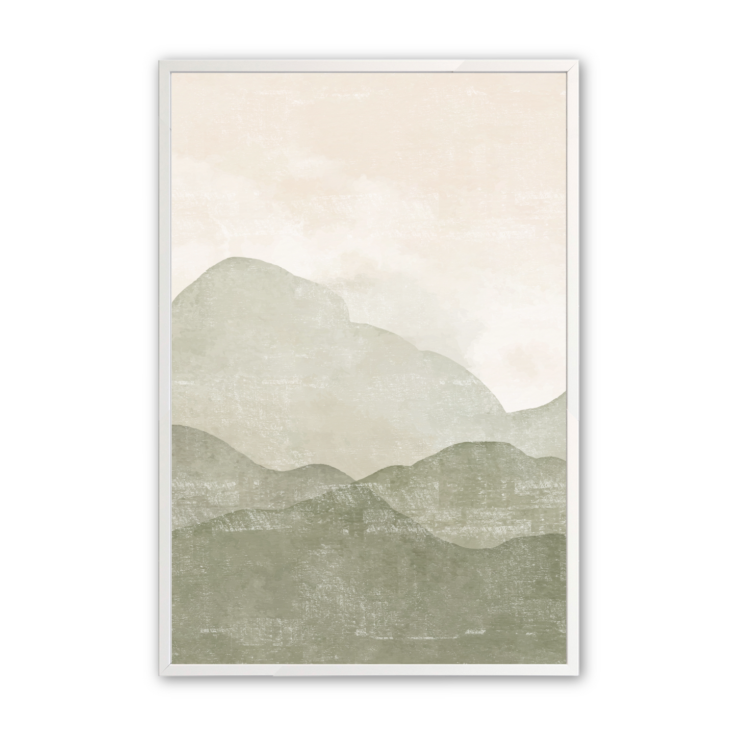 [Color:Opaque White], Art in our Opaque White wood frame