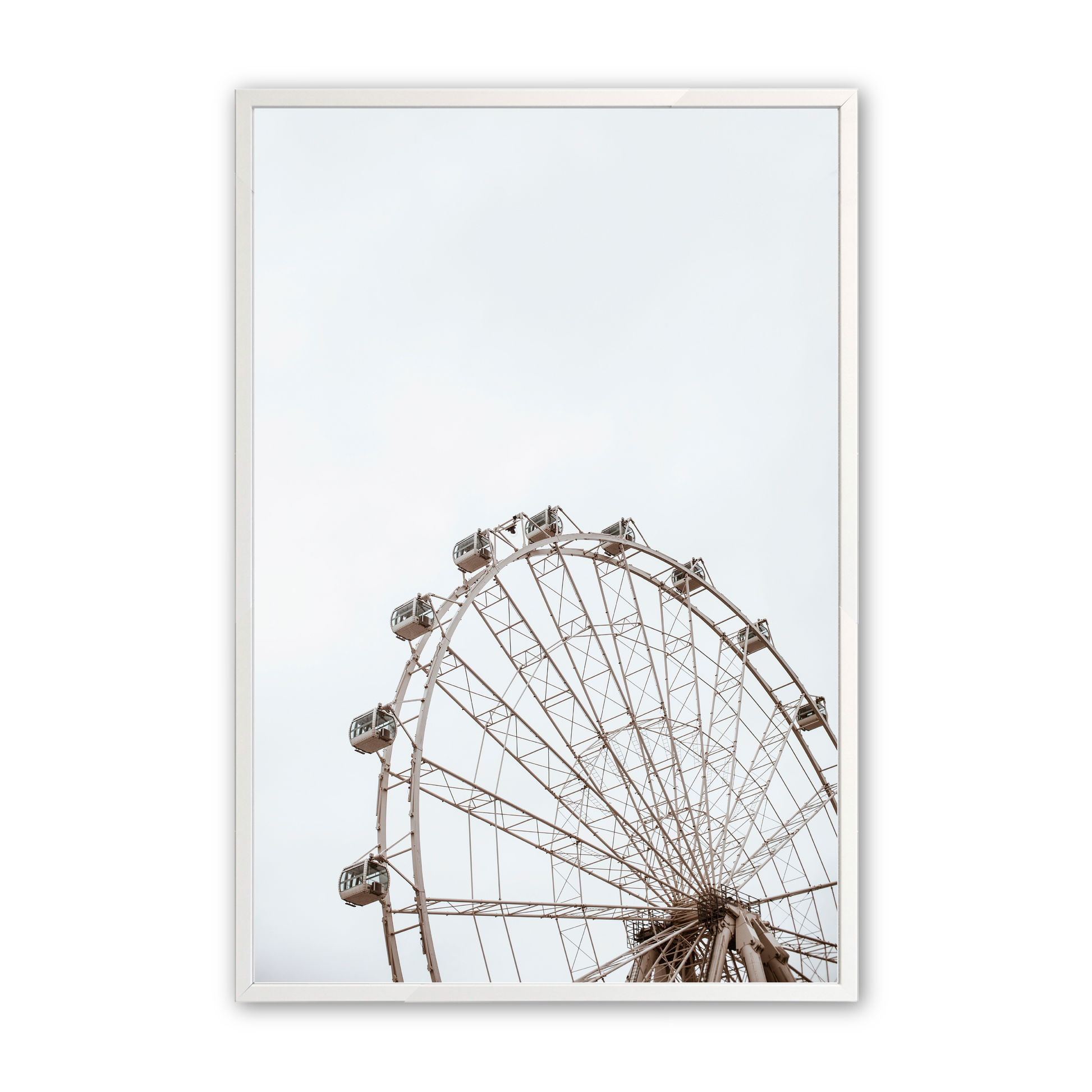 [Color:Opaque White], Art in our Opaque White wood frame