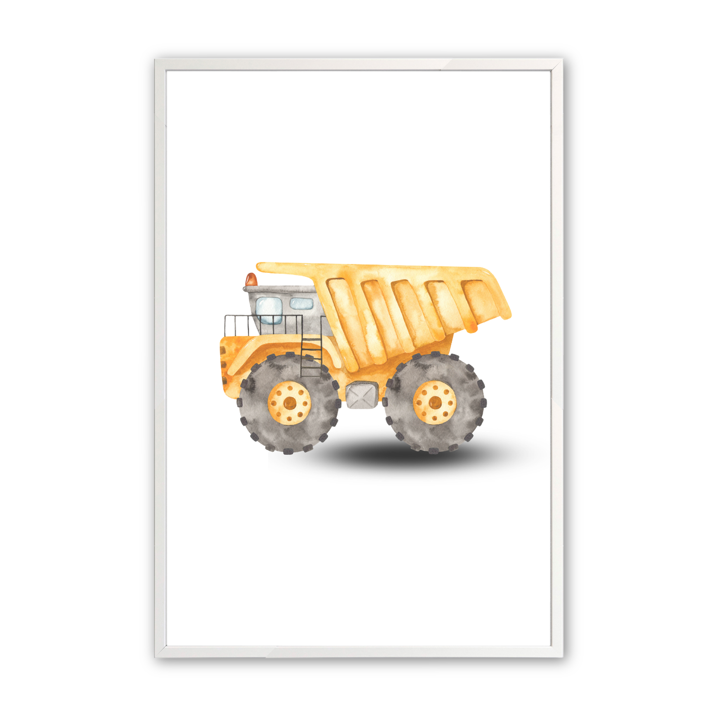 [color:Opaque White], Dump Truck