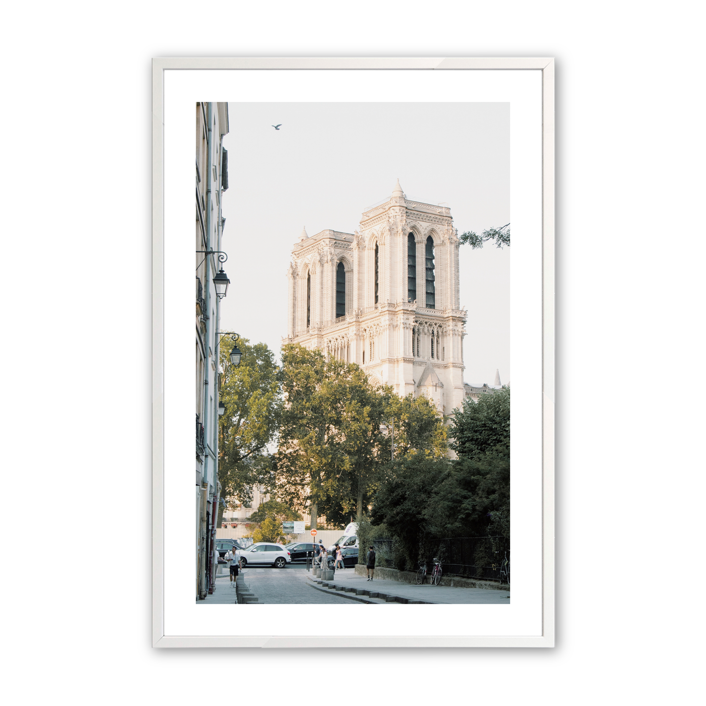 [Color:Opaque White], Art in our Opaque White wood frame