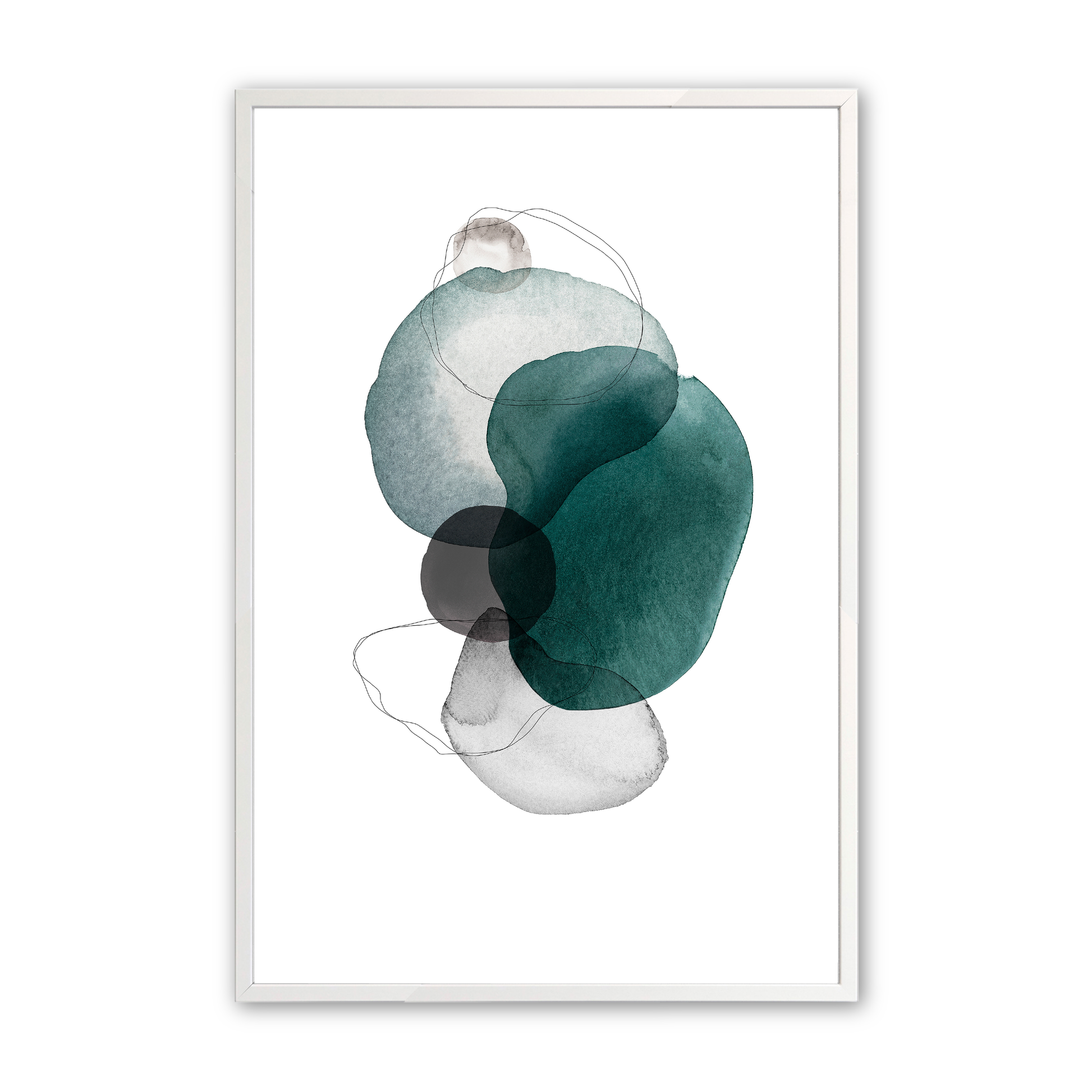 [Color:Opaque White], Art in our Opaque White wood frame