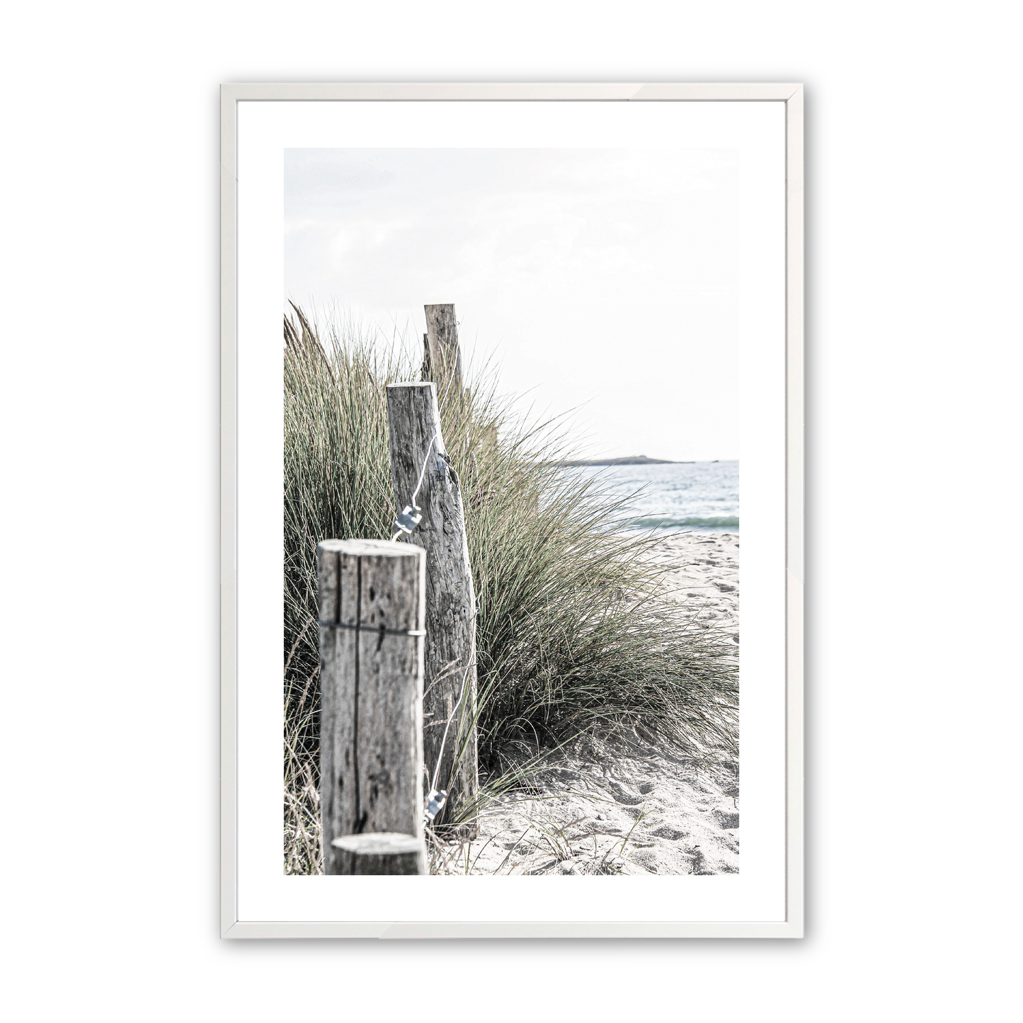 [Color:Opaque White], Art in our Opaque White wood frame