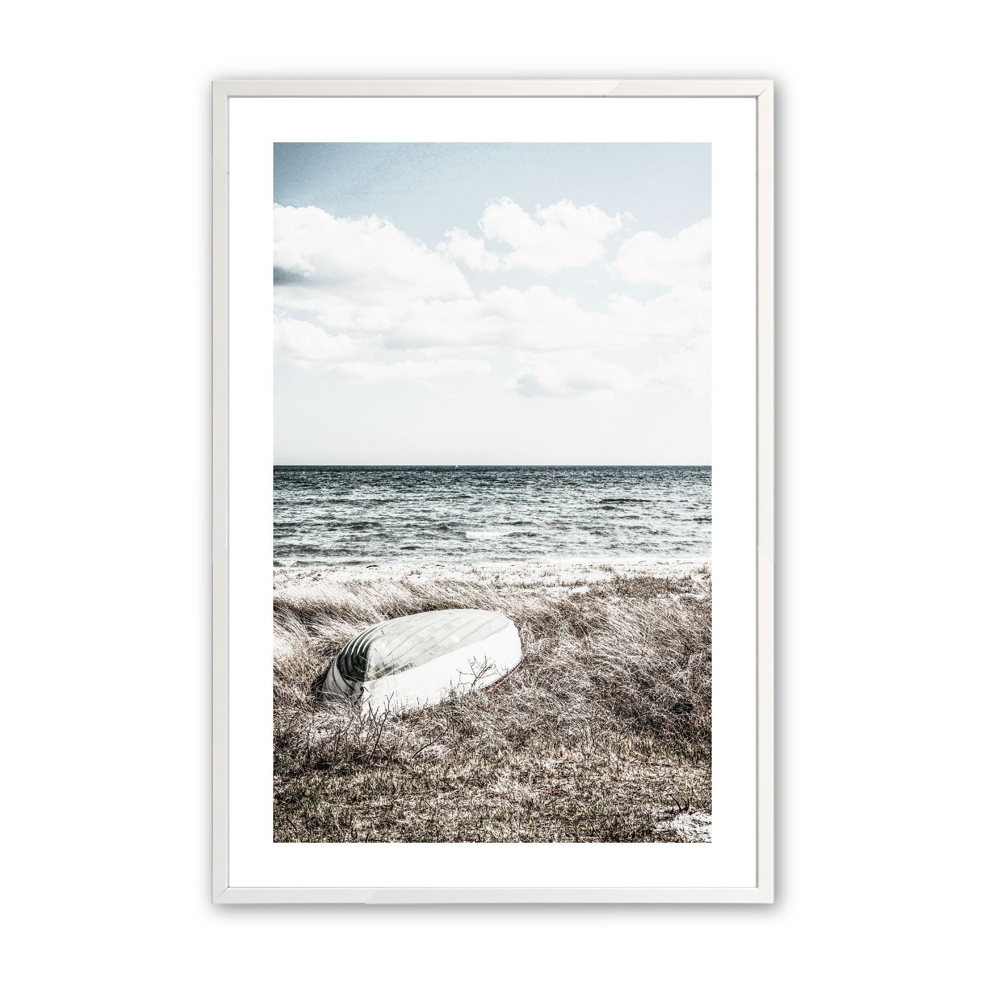 [Color:Opaque White], Art in our Opaque White wood frame