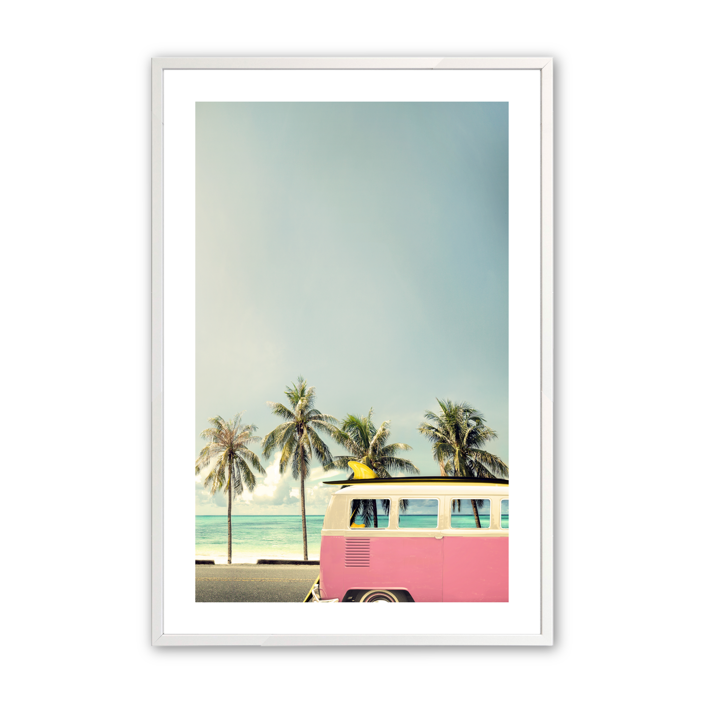 [Color:Opaque White], Art in our Opaque White wood frame