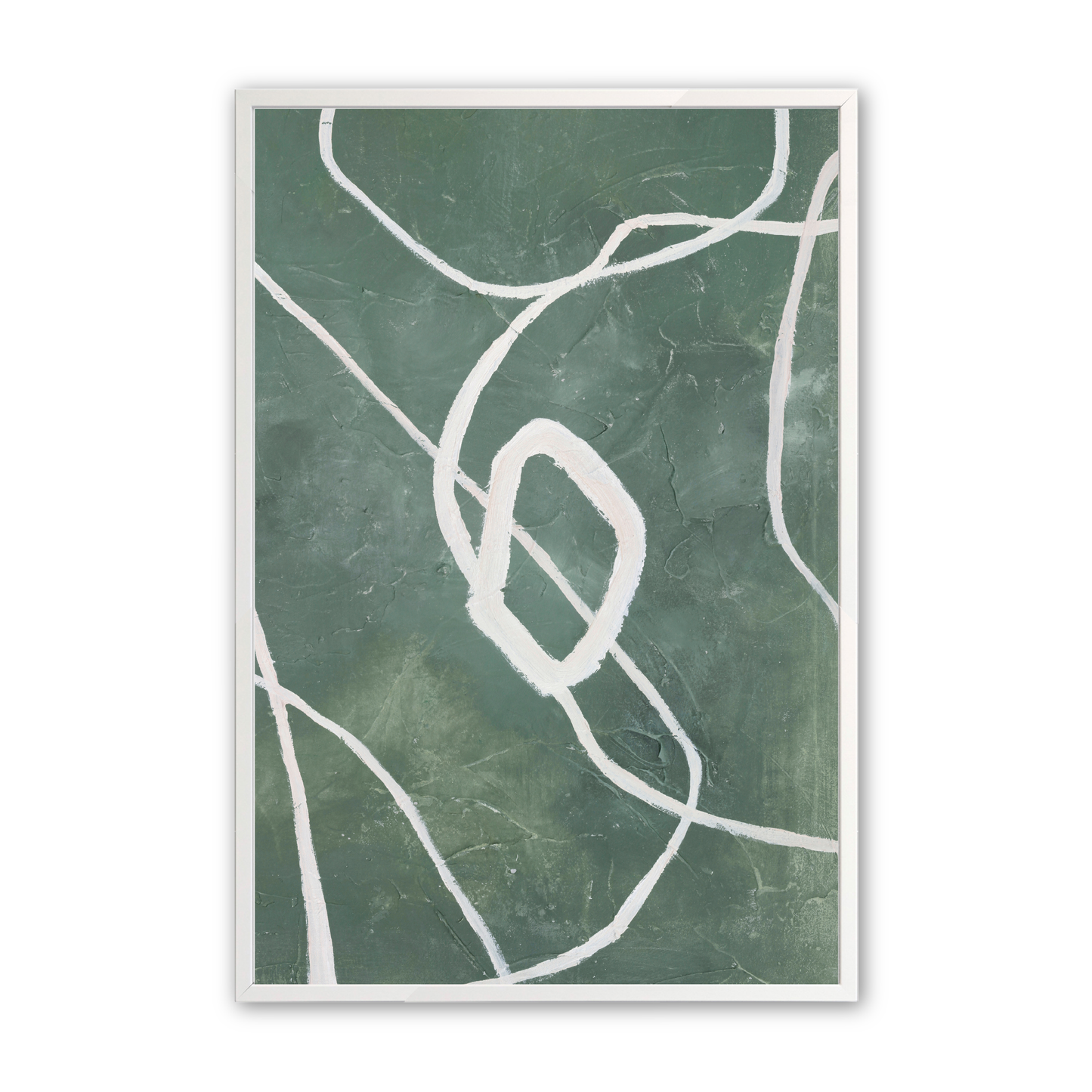 [Color:Opaque White], Art in our Opaque White wood frame