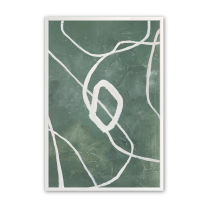 [Color:Opaque White], Art in our Opaque White wood frame