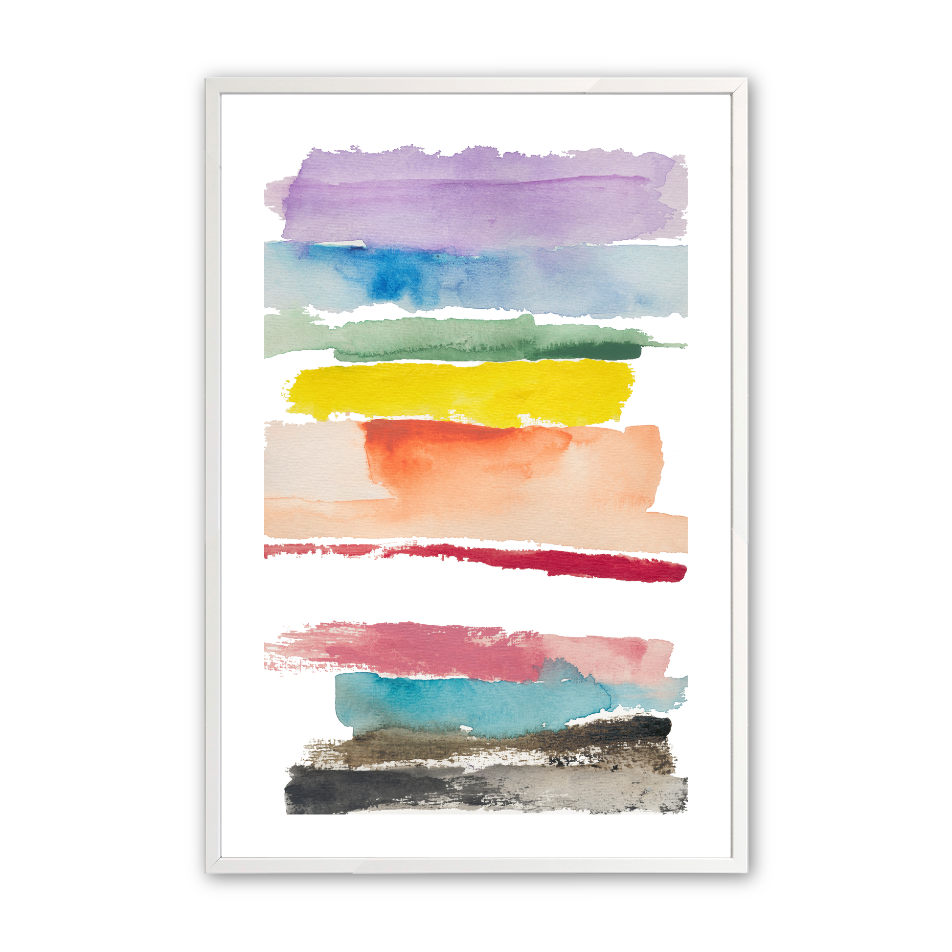 [Color:Opaque White], Art in our Opaque White wood frame