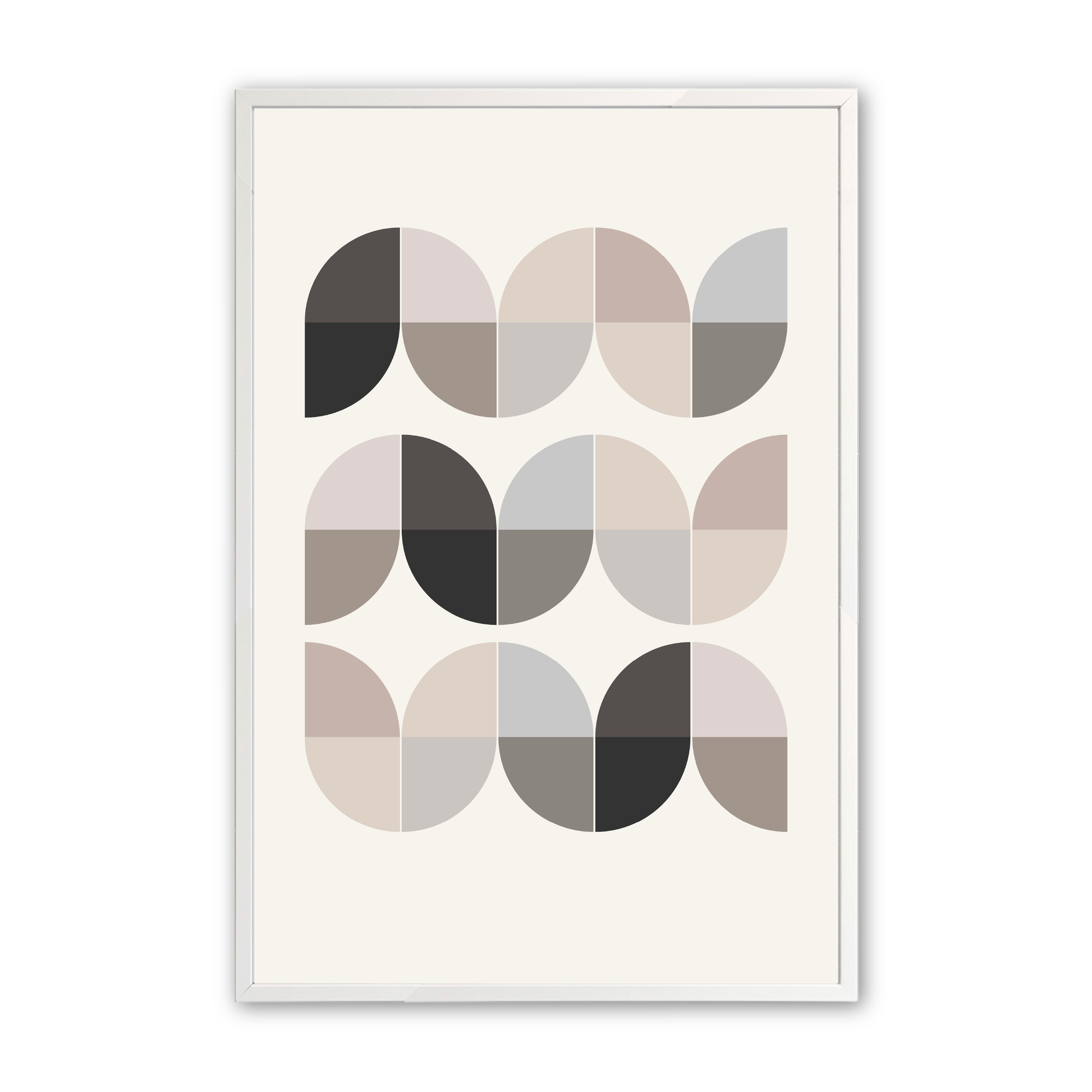 [Color:Opaque White], Art in our Opaque White wood frame