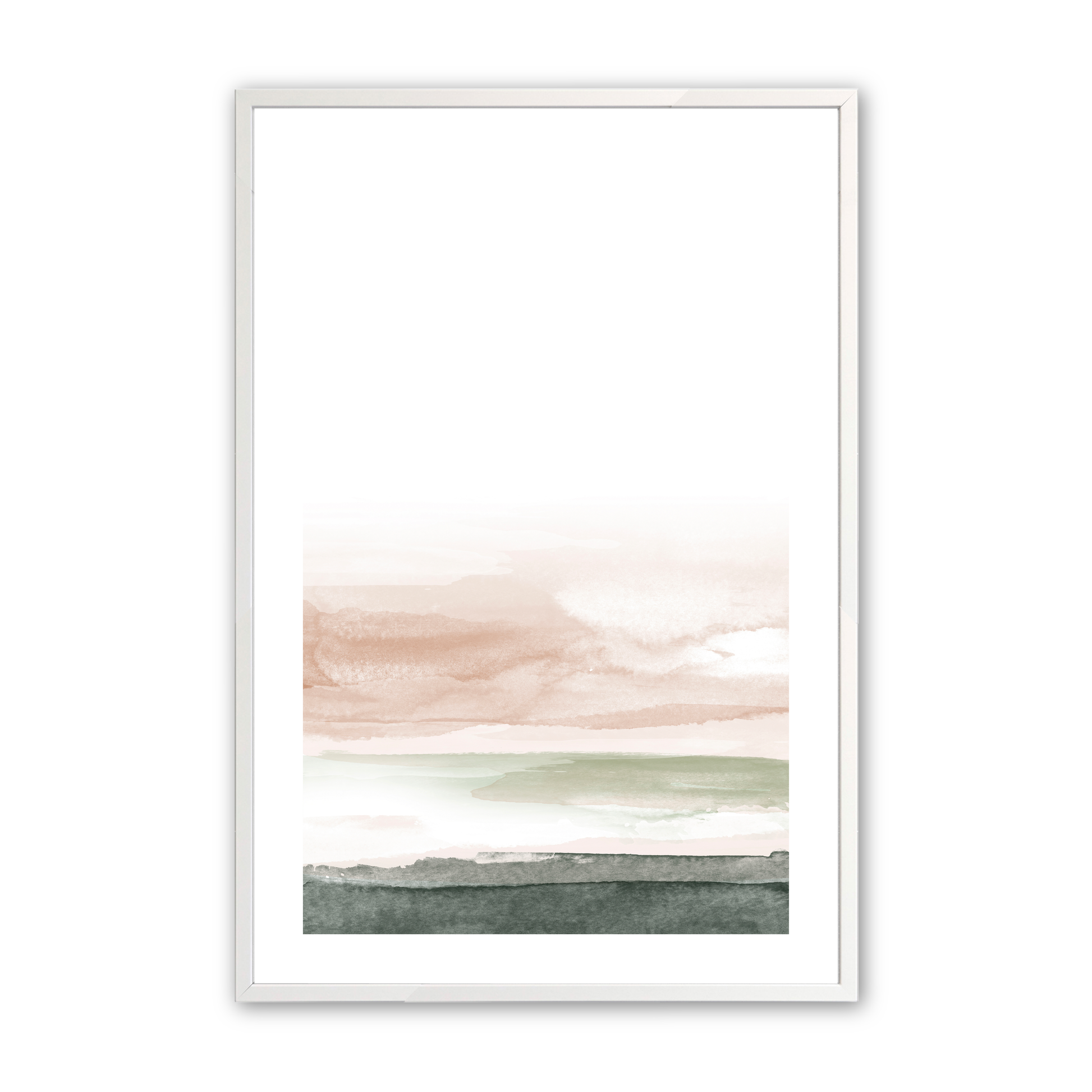 [Color:Opaque White], Art in our Opaque White wood frame